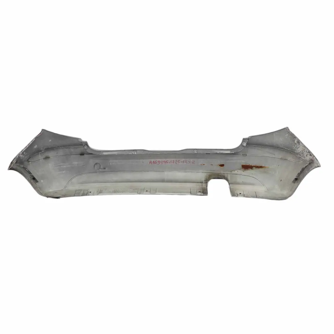Bumper Trim Panel Covering Polar Silver Metallic - 761 to Mercedes W169 Rear with Part number A1698851725 Mercedes W169 Rear Bumper Trim Panel Covering Polar Silver Metallic - 761 - SKU A1698851725-PLS2 - Part number A1698851725