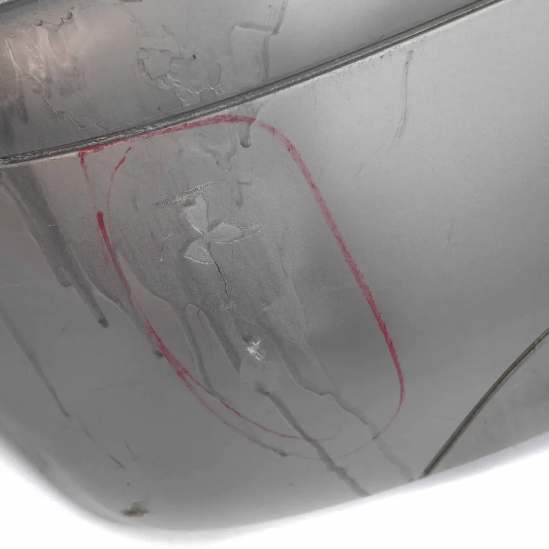 Bumper Trim Panel Covering Polar Silver Metallic - 761 to Mercedes W169 Rear with Part number A1698851725 Mercedes W169 Rear Bumper Trim Panel Covering Polar Silver Metallic - 761 - SKU A1698851725-PLS2 - Part number A1698851725