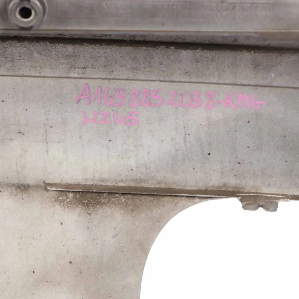 Bumper Sport Package Trim Panel Comet Grey Metallic - 748 to Mercedes W245 Rear with Part number A1698852038 Mercedes W245 Rear Bumper Sport Package Trim Panel Comet Grey Metallic - 748 - SKU A1698852038-KMG - Part number A1698852038