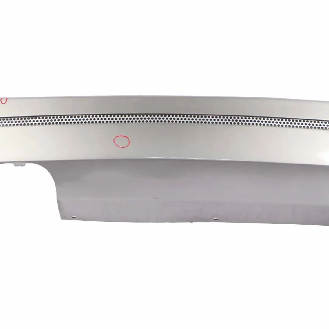 Bumper Sport Package Trim Panel Comet Grey Metallic - 748 to Mercedes W245 Rear with Part number A1698852038 Mercedes W245 Rear Bumper Sport Package Trim Panel Comet Grey Metallic - 748 - SKU A1698852038-KMG - Part number A1698852038