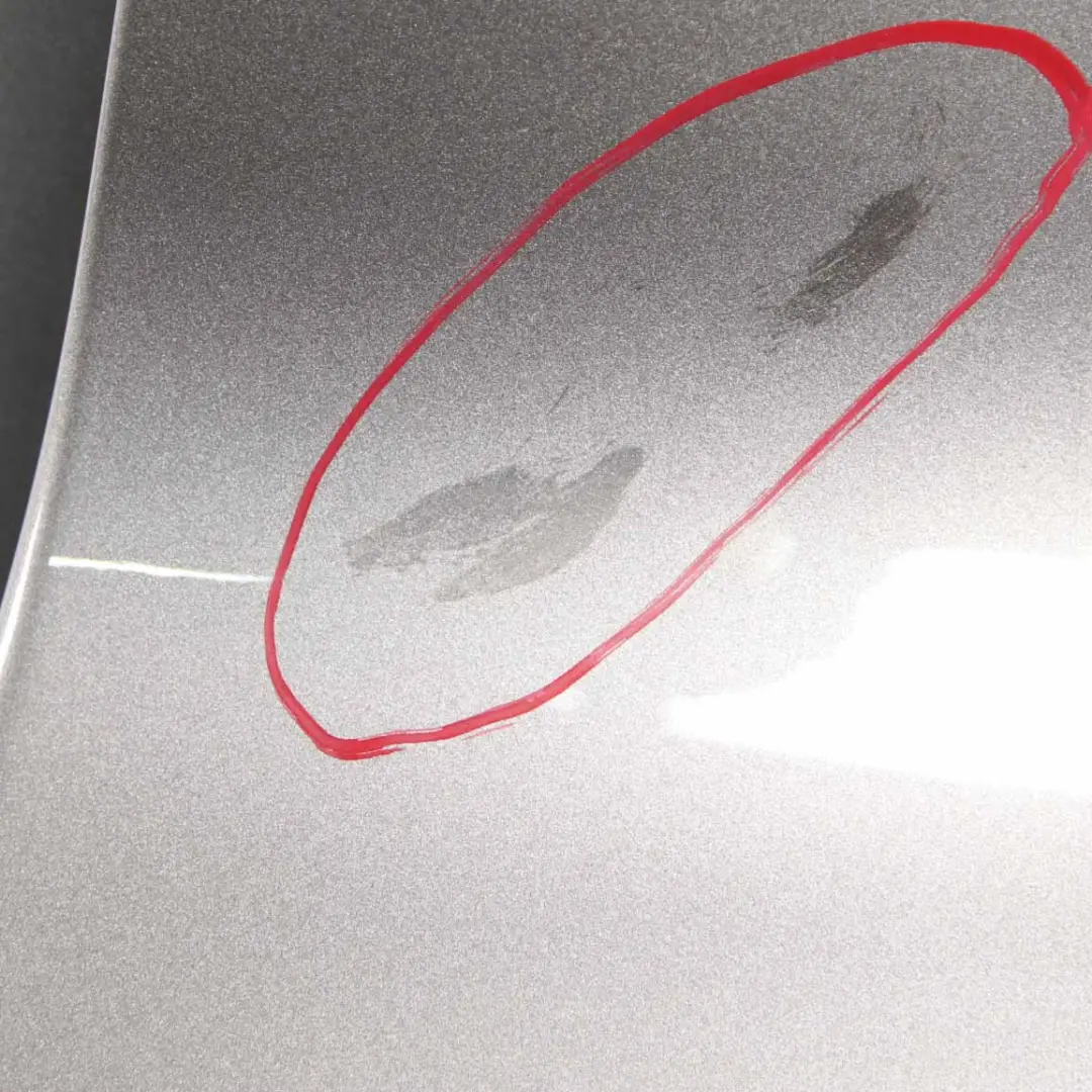 Bumper Sport Package Trim Panel Comet Grey Metallic - 748 to Mercedes W245 Rear with Part number A1698852038 Mercedes W245 Rear Bumper Sport Package Trim Panel Comet Grey Metallic - 748 - SKU A1698852038-KMG - Part number A1698852038