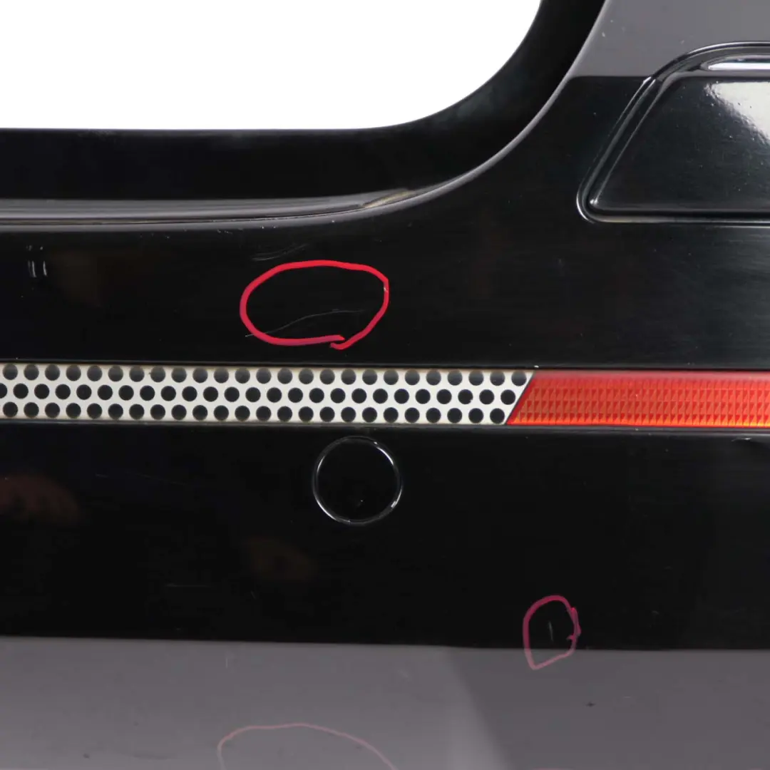 Mercedes W245 Rear Bumper Sport Trim Panel Kosmos Cosmic Black Metallic - 191 - SKU A1698852138-KB - Part number A1698852138