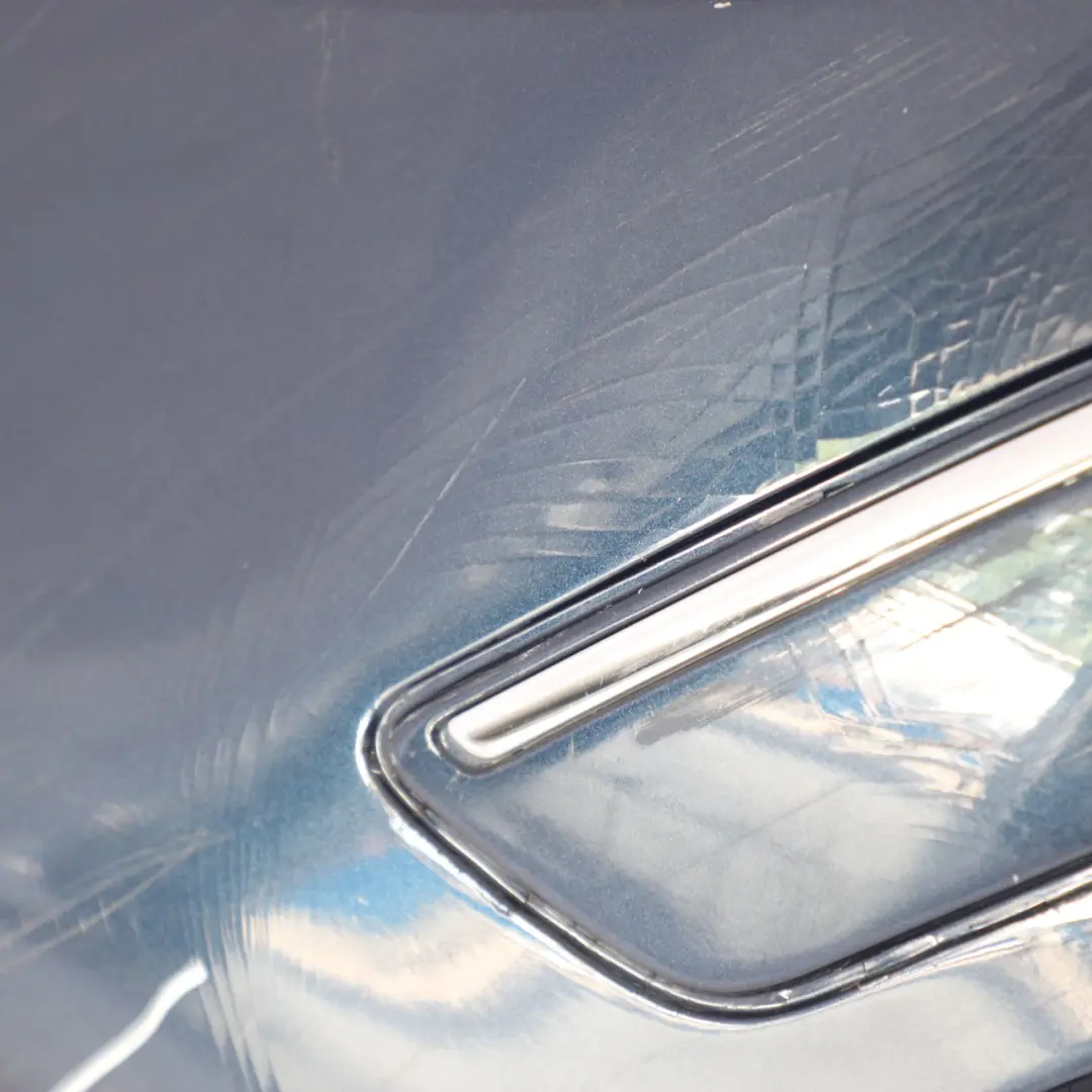 Front Bumper Complete Trim Panel B-Class Atoll Blue Metallic - 375 to Mercedes W245 with Part number A1698852525 Mercedes W245 Front Bumper Complete Trim Panel B-Class Atoll Blue Metallic - 375 - SKU A1698852525-AB - Part number A1698852525