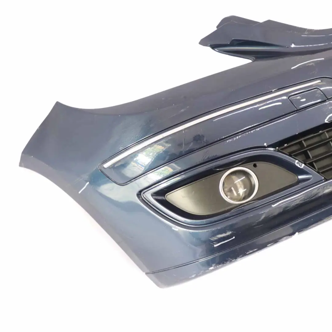 Front Bumper Complete Trim Panel B-Class Atoll Blue Metallic - 375 to Mercedes W245 with Part number A1698852525 Mercedes W245 Front Bumper Complete Trim Panel B-Class Atoll Blue Metallic - 375 - SKU A1698852525-AB - Part number A1698852525