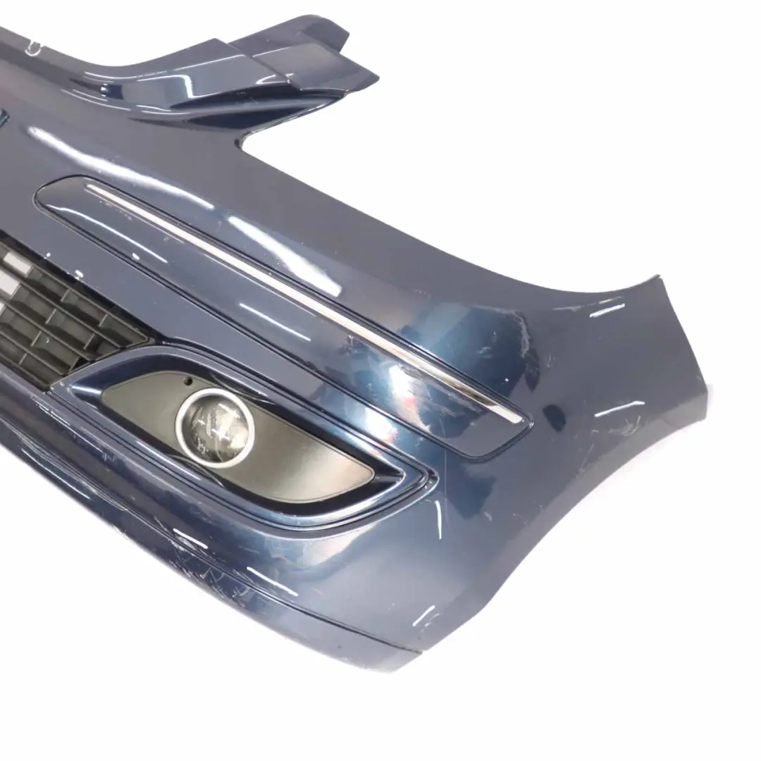 Front Bumper Complete Trim Panel B-Class Atoll Blue Metallic - 375 to Mercedes W245 with Part number A1698852525 Mercedes W245 Front Bumper Complete Trim Panel B-Class Atoll Blue Metallic - 375 - SKU A1698852525-AB - Part number A1698852525