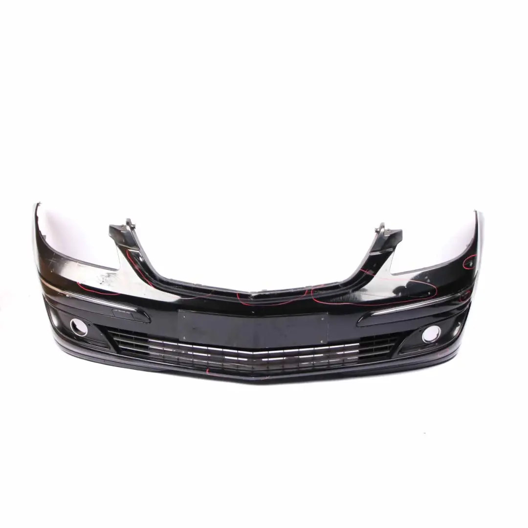 Front Bumper Complete Trim Panel B-Class Cosmic Black Metallic 191 to Mercedes W245 with Part number A1698852525 Mercedes W245 Front Bumper Complete Trim Panel B-Class Cosmic Black Metallic 191 - SKU A1698852525-KB1 - Part number A1698852525