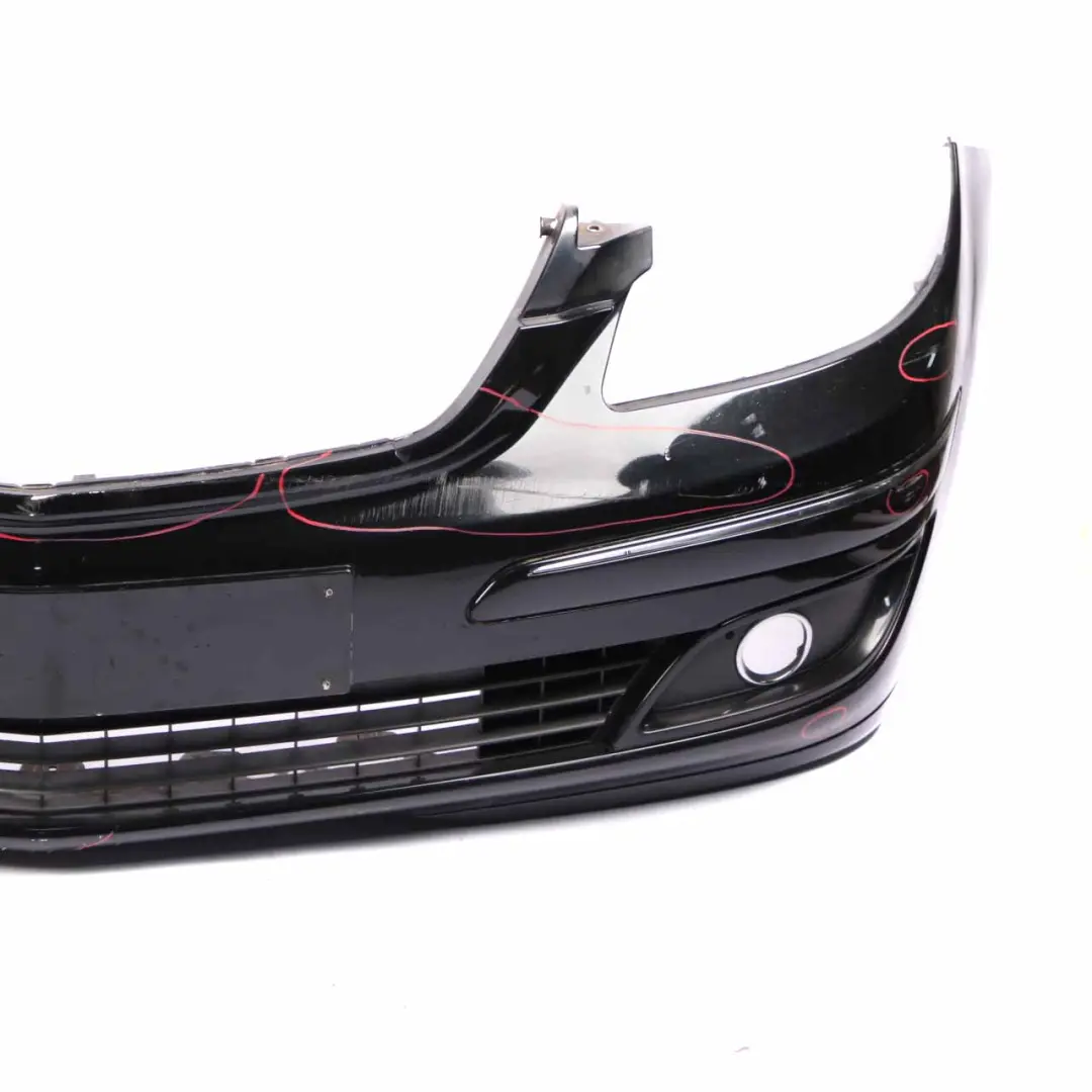 Front Bumper Complete Trim Panel B-Class Cosmic Black Metallic 191 to Mercedes W245 with Part number A1698852525 Mercedes W245 Front Bumper Complete Trim Panel B-Class Cosmic Black Metallic 191 - SKU A1698852525-KB1 - Part number A1698852525