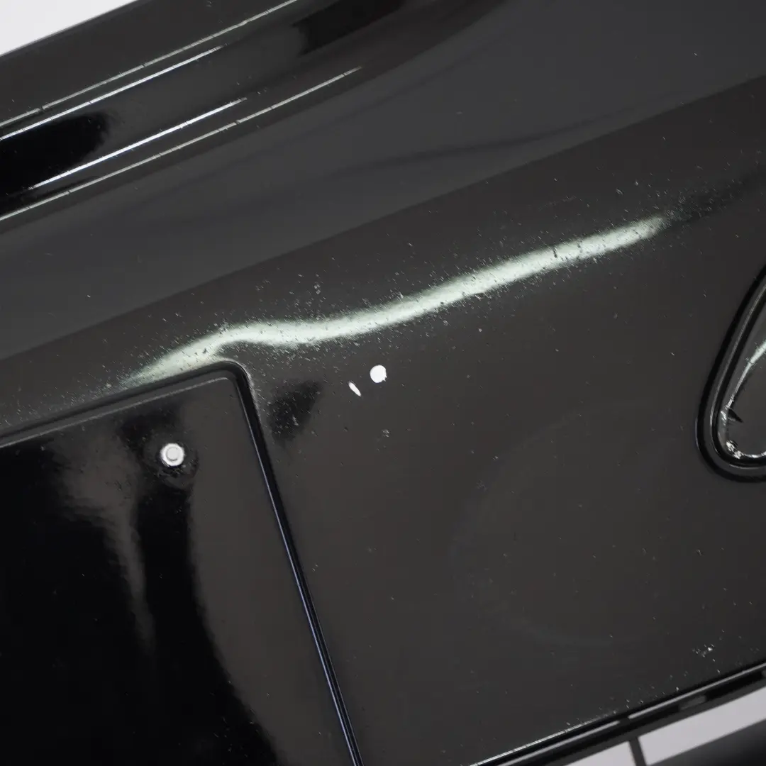 Complete Front Bumper Trim Panel Cosmic Black Metallic - 191 to Mercedes W245 with Part number A1698852525 Mercedes W245 Complete Front Bumper Trim Panel Cosmic Black Metallic - 191 - SKU A1698852525-KB - Part number A1698852525