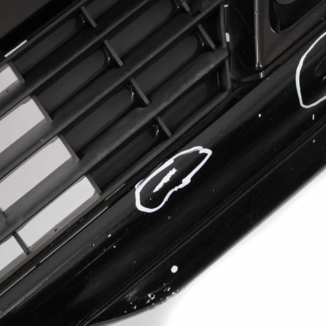 Complete Front Bumper Trim Panel Cosmic Black Metallic - 191 to Mercedes W245 with Part number A1698852525 Mercedes W245 Complete Front Bumper Trim Panel Cosmic Black Metallic - 191 - SKU A1698852525-KB - Part number A1698852525