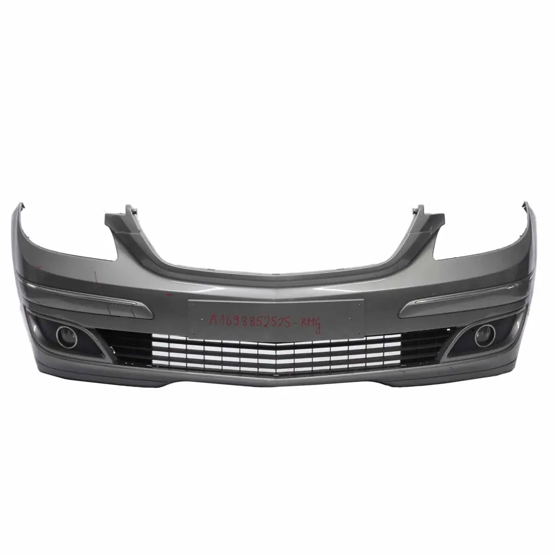 Front Bumper Complete Trim Panel B-Class Comet Grey Metallic - 748 to Mercedes W245 with Part number A1698852525 Mercedes W245 Front Bumper Complete Trim Panel B-Class Comet Grey Metallic - 748 - SKU A1698852525-KMG - Part number A1698852525