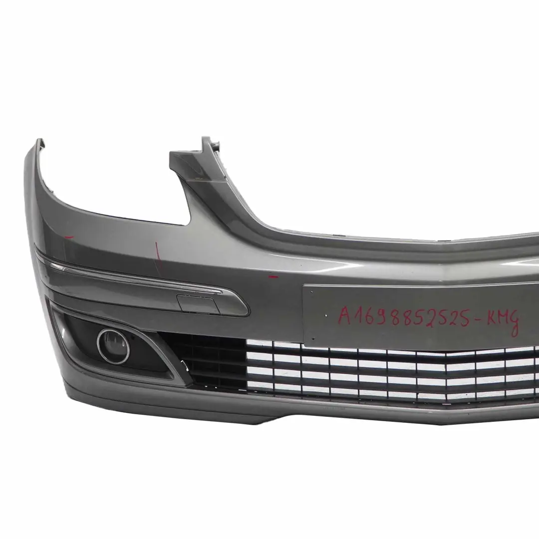 Front Bumper Complete Trim Panel B-Class Comet Grey Metallic - 748 to Mercedes W245 with Part number A1698852525 Mercedes W245 Front Bumper Complete Trim Panel B-Class Comet Grey Metallic - 748 - SKU A1698852525-KMG - Part number A1698852525
