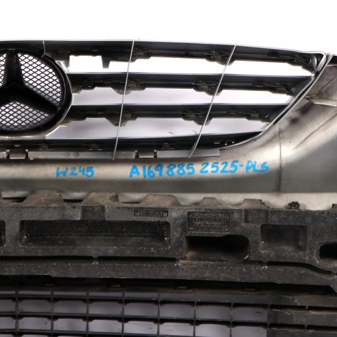 Mercedes W245 Complete Front Bumper Trim Panel Polar Silver Metallic - 761 - SKU A1698852525-PLS - Part number A1698852525