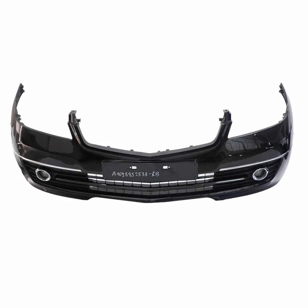 Mercedes W169 Front Bumper Trim Panel Kosmos Cosmic Black Metallic - 191 - SKU A1698852538-KB - Part number A1698852538