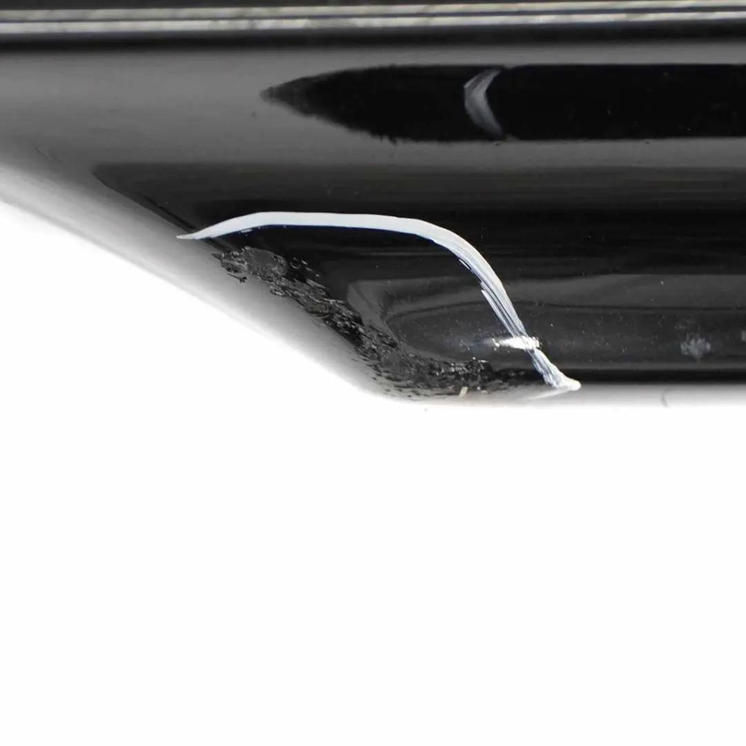 Front Bumper Trim Panel Kosmos Cosmic Black Metallic - 191 to Mercedes W169 with Part number A1698852538 Mercedes W169 Front Bumper Trim Panel Kosmos Cosmic Black Metallic - 191 - SKU A1698852538-KB - Part number A1698852538