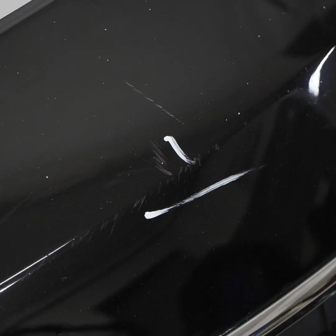 Front Bumper Trim Panel Kosmos Cosmic Black Metallic - 191 to Mercedes W169 with Part number A1698852538 Mercedes W169 Front Bumper Trim Panel Kosmos Cosmic Black Metallic - 191 - SKU A1698852538-KB - Part number A1698852538