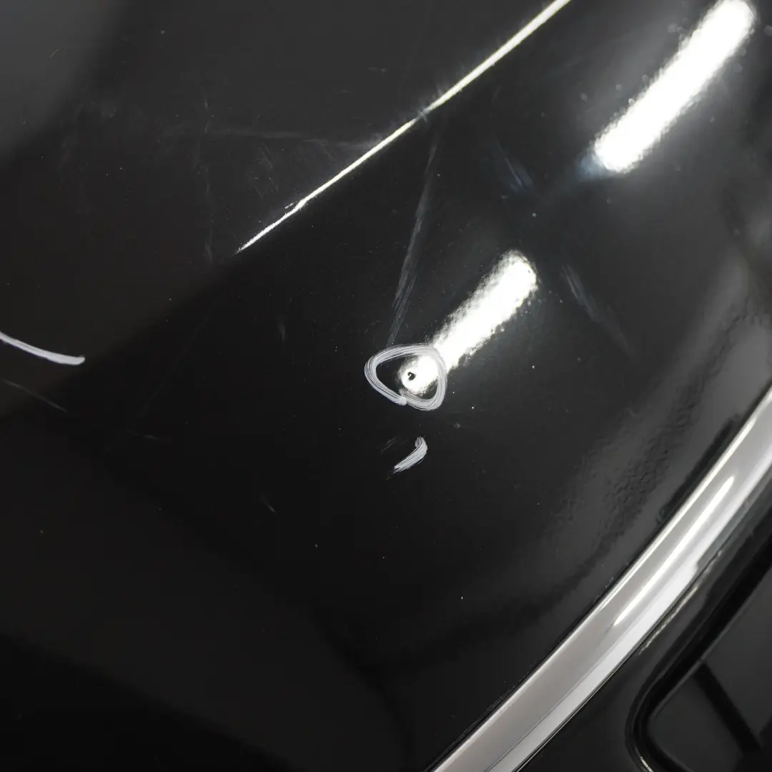 Mercedes W169 Front Bumper Trim Panel Kosmos Cosmic Black Metallic - 191 - SKU A1698852538-KB - Part number A1698852538