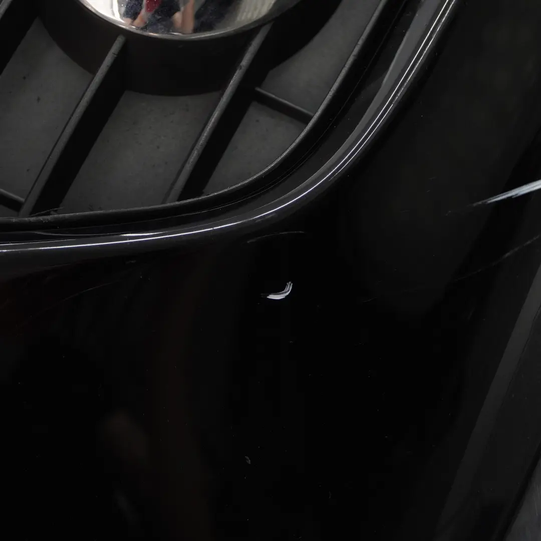 Front Bumper Trim Panel Kosmos Cosmic Black Metallic - 191 to Mercedes W169 with Part number A1698852538 Mercedes W169 Front Bumper Trim Panel Kosmos Cosmic Black Metallic - 191 - SKU A1698852538-KB - Part number A1698852538