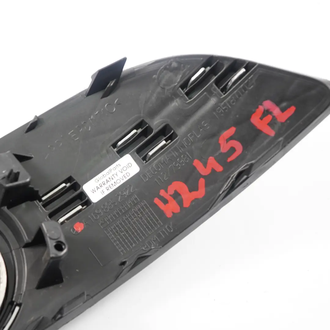 Parachoques Delantero Luz Antiniebla Rejilla Izquierda para Mercedes W169 W245 con número de pieza A1698852922 Mercedes W169 W245 Parachoques Delantero Luz Antiniebla Rejilla Izquierda - SKU A1698852922 - Número de pieza A1698852922