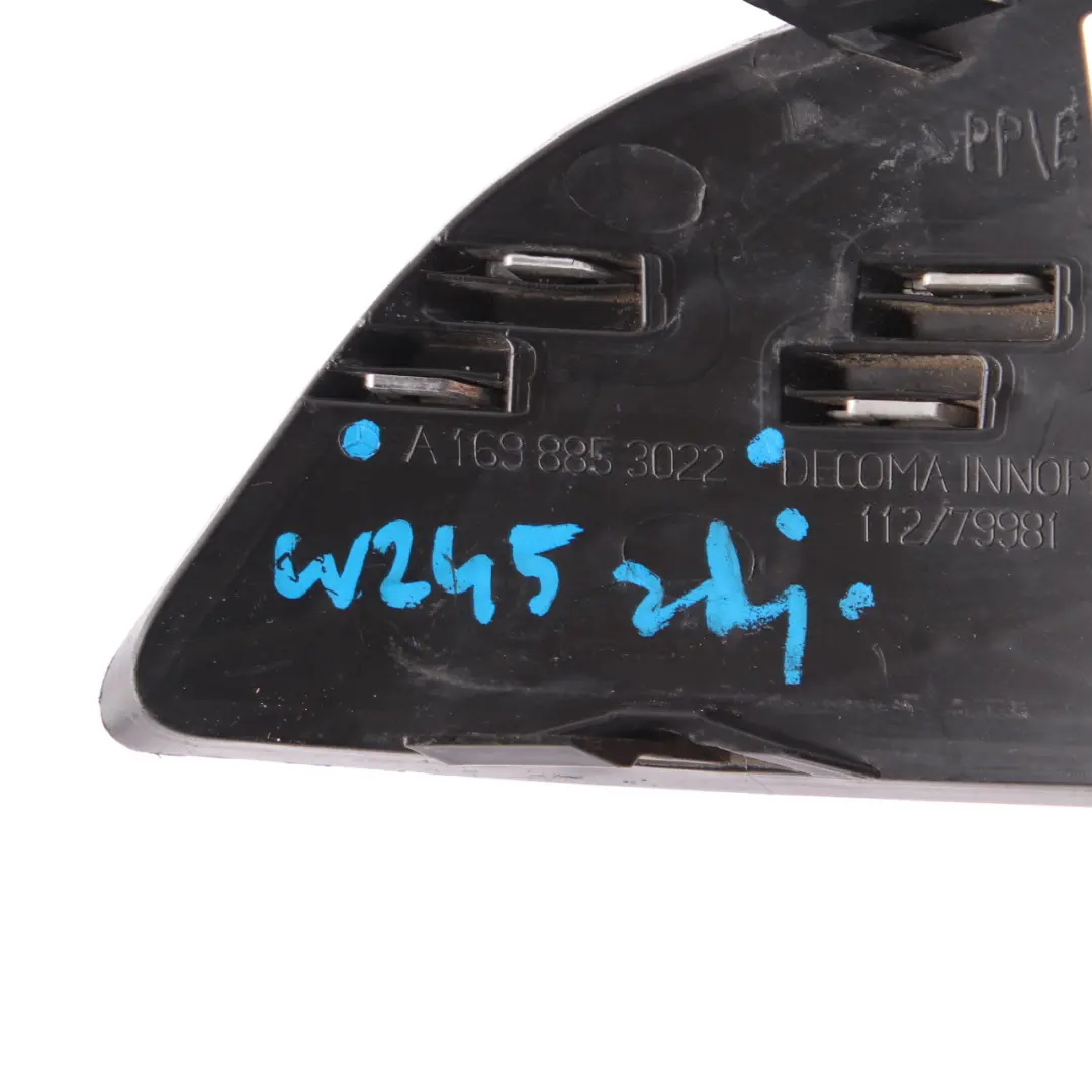 paraurti anteriore fendinebbia copertura lampada destra griglia per Mercedes W169 con numero di parte A1698853022 Mercedes W169 paraurti anteriore fendinebbia copertura lampada destra griglia - SKU A1698853022 - Numero di parte A1698853022