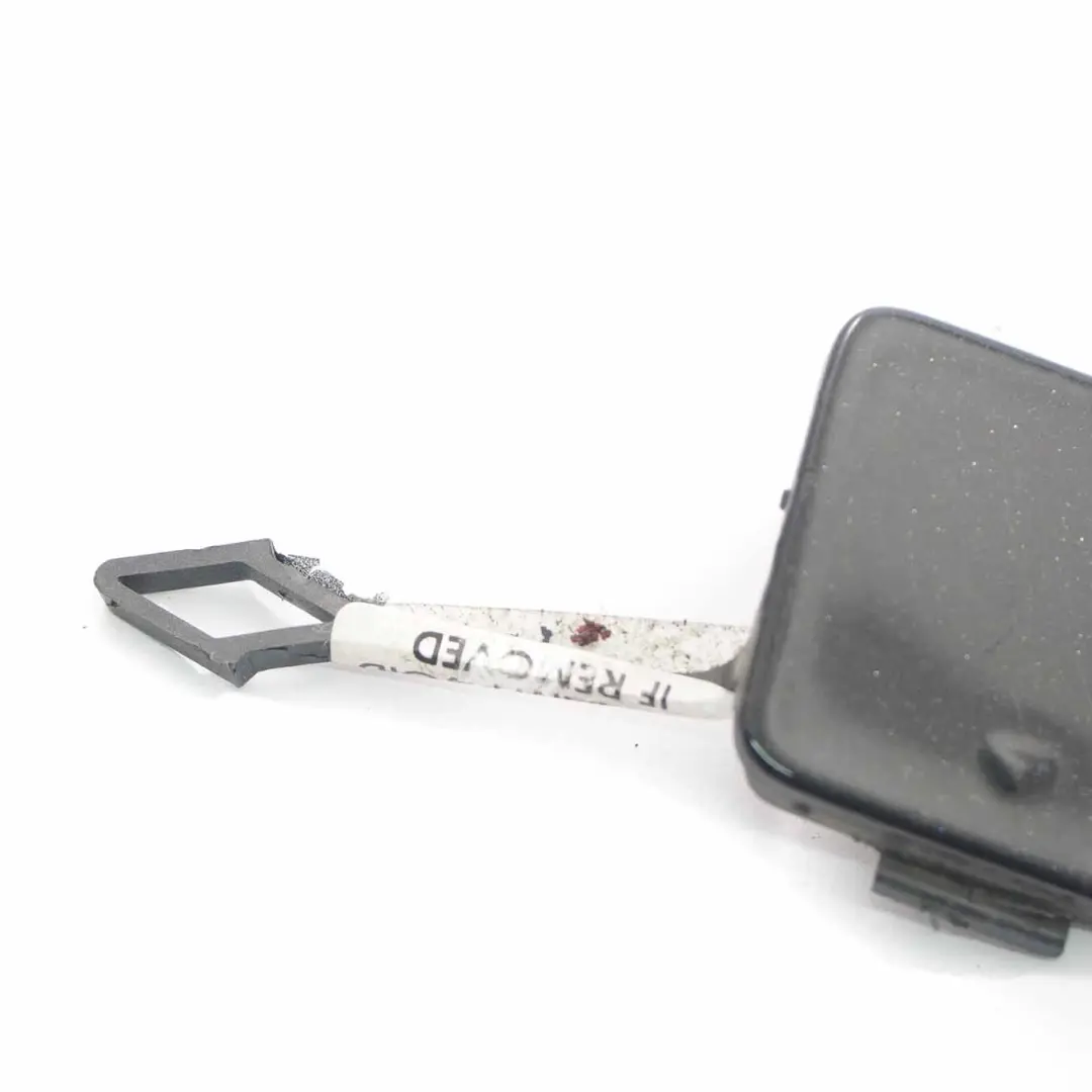 Heck stoßstange Klappe Abschleppöse Kosmos Schwarz 191 für Mercedes W169 mit Teilenummer A1698853322 Mercedes W169 Heck stoßstange Klappe Abschleppöse Kosmos Schwarz 191 - SKU A1698853322-KB - Teilenummer A1698853322