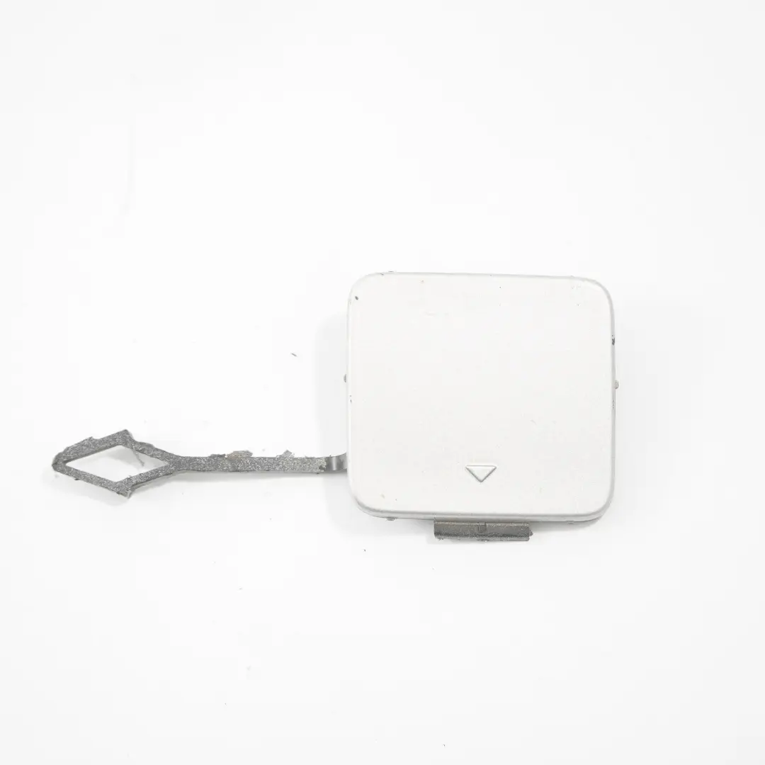 Bumper Flap Towing Eye Cover Polar Silver to Mercedes W169 Rear with Part number A1698853322 Mercedes W169 Rear Bumper Flap Towing Eye Cover Polar Silver - SKU A1698853322-PLS - Part number A1698853322