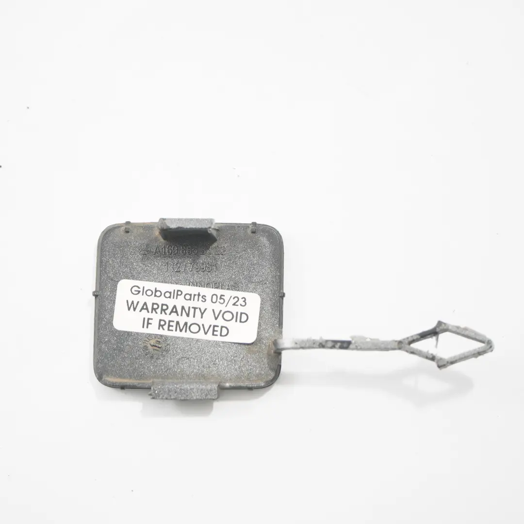 Paraurti Posteriore Coperchio Occhio di Traino Polar Silver per Mercedes W169 con numero di parte A1698853322 Mercedes W169 Paraurti Posteriore Coperchio Occhio di Traino Polar Silver - SKU A1698853322-PLS - Numero di parte A1698853322