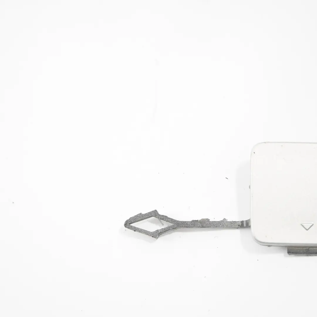 Bumper Flap Towing Eye Cover Polar Silver to Mercedes W169 Rear with Part number A1698853322 Mercedes W169 Rear Bumper Flap Towing Eye Cover Polar Silver - SKU A1698853322-PLS - Part number A1698853322