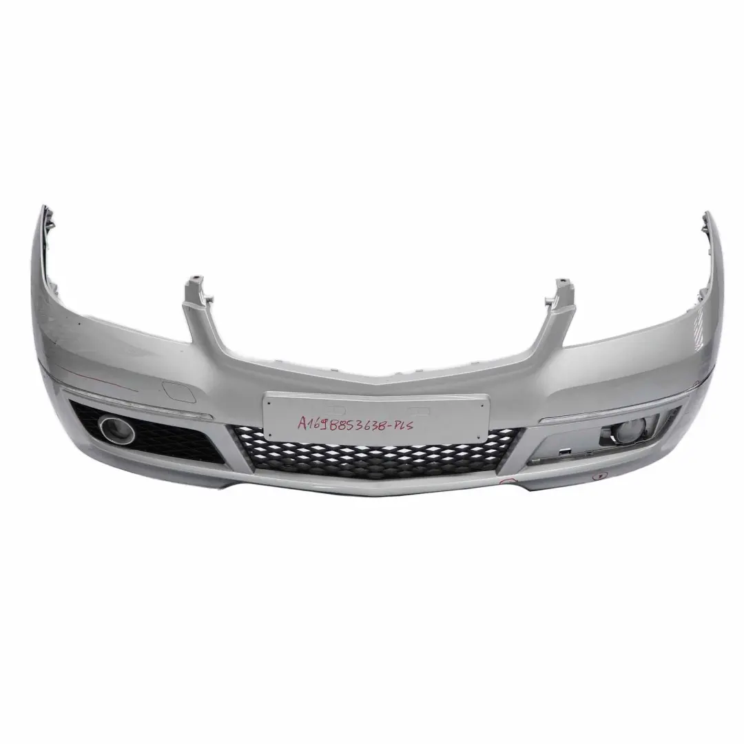 Mercedes W169 Front Bumper Avantgarde Trim Panel Polar Silver Metallic - 761 - SKU A1698853638-PLS - Part number A1698853638