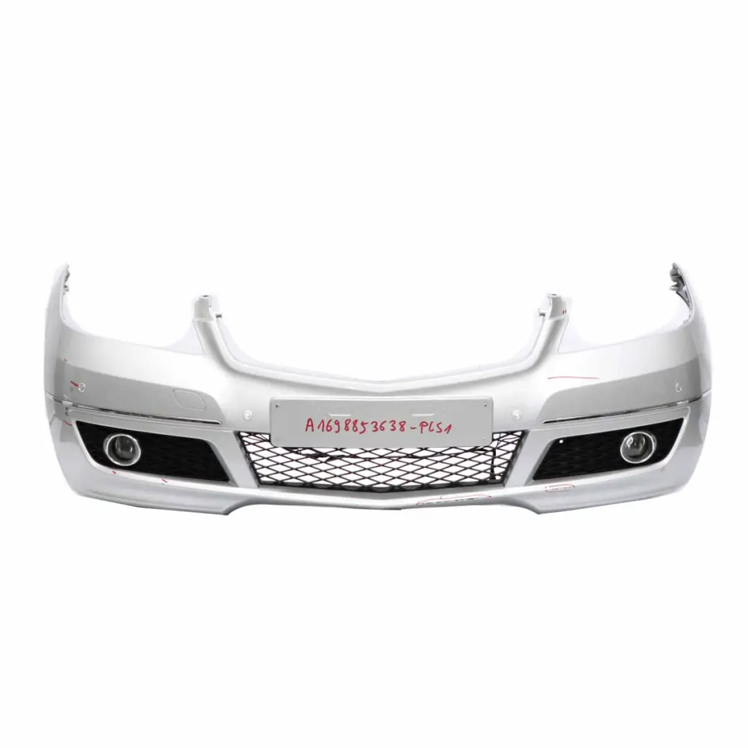 Mercedes W169 Front Bumper Avantgarde Trim Panel Polar Silver Metallic - 761 - SKU A1698853638-PLS1 - Part number A1698853638