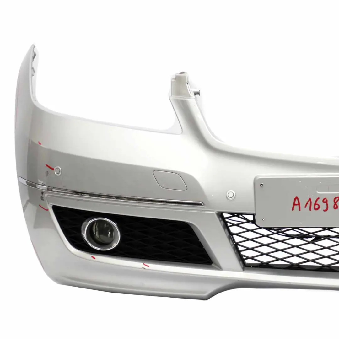 Mercedes W169 Front Bumper Avantgarde Trim Panel Polar Silver Metallic - 761 - SKU A1698853638-PLS1 - Part number A1698853638