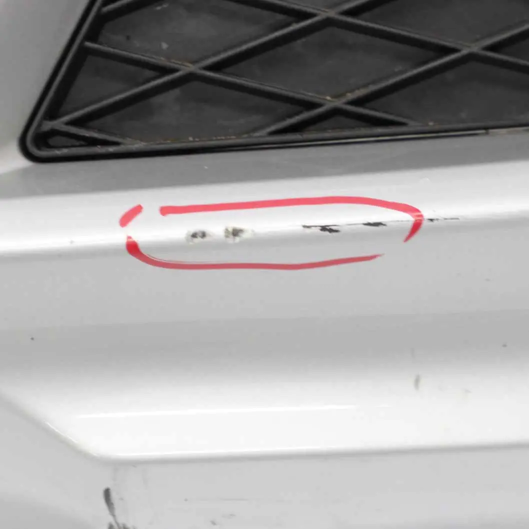 Mercedes W169 Front Bumper Avantgarde Trim Panel Polar Silver Metallic - 761 - SKU A1698853638-PLS1 - Part number A1698853638