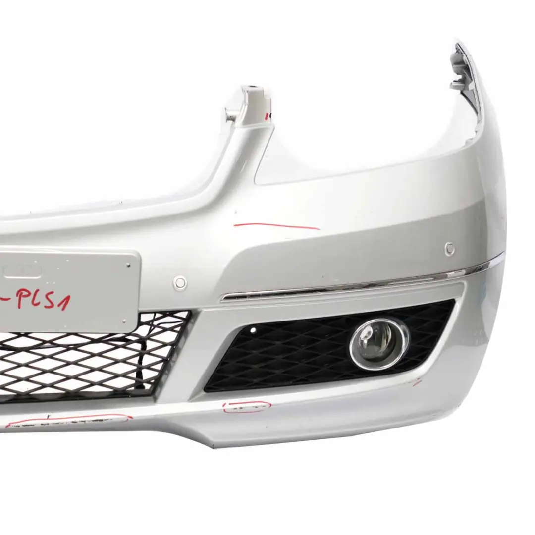 Front Bumper Avantgarde Trim Panel Polar Silver Metallic - 761 to Mercedes W169 with Part number A1698853638 Mercedes W169 Front Bumper Avantgarde Trim Panel Polar Silver Metallic - 761 - SKU A1698853638-PLS1 - Part number A1698853638