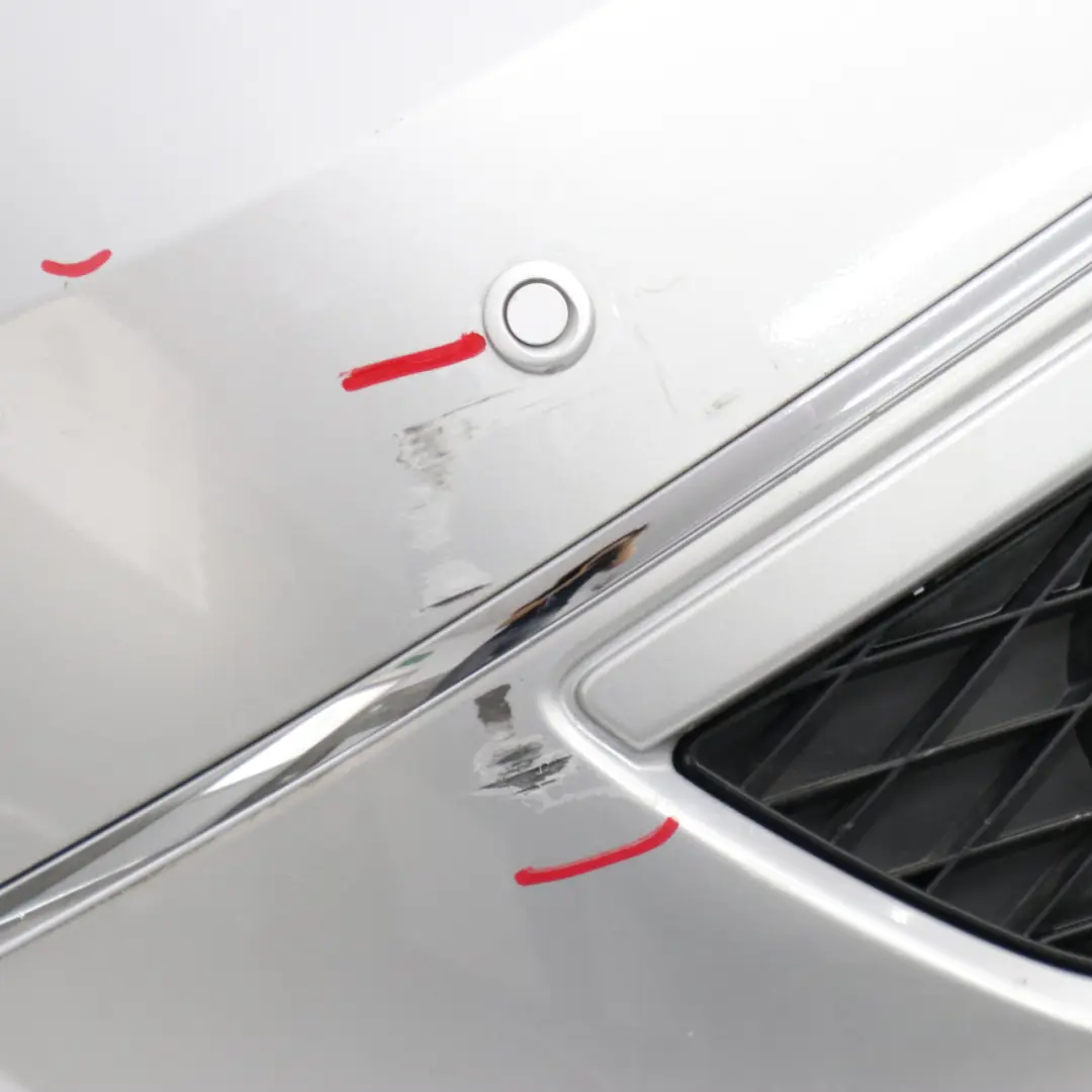 Front Bumper Avantgarde Trim Panel Polar Silver Metallic - 761 to Mercedes W169 with Part number A1698853638 Mercedes W169 Front Bumper Avantgarde Trim Panel Polar Silver Metallic - 761 - SKU A1698853638-PLS1 - Part number A1698853638