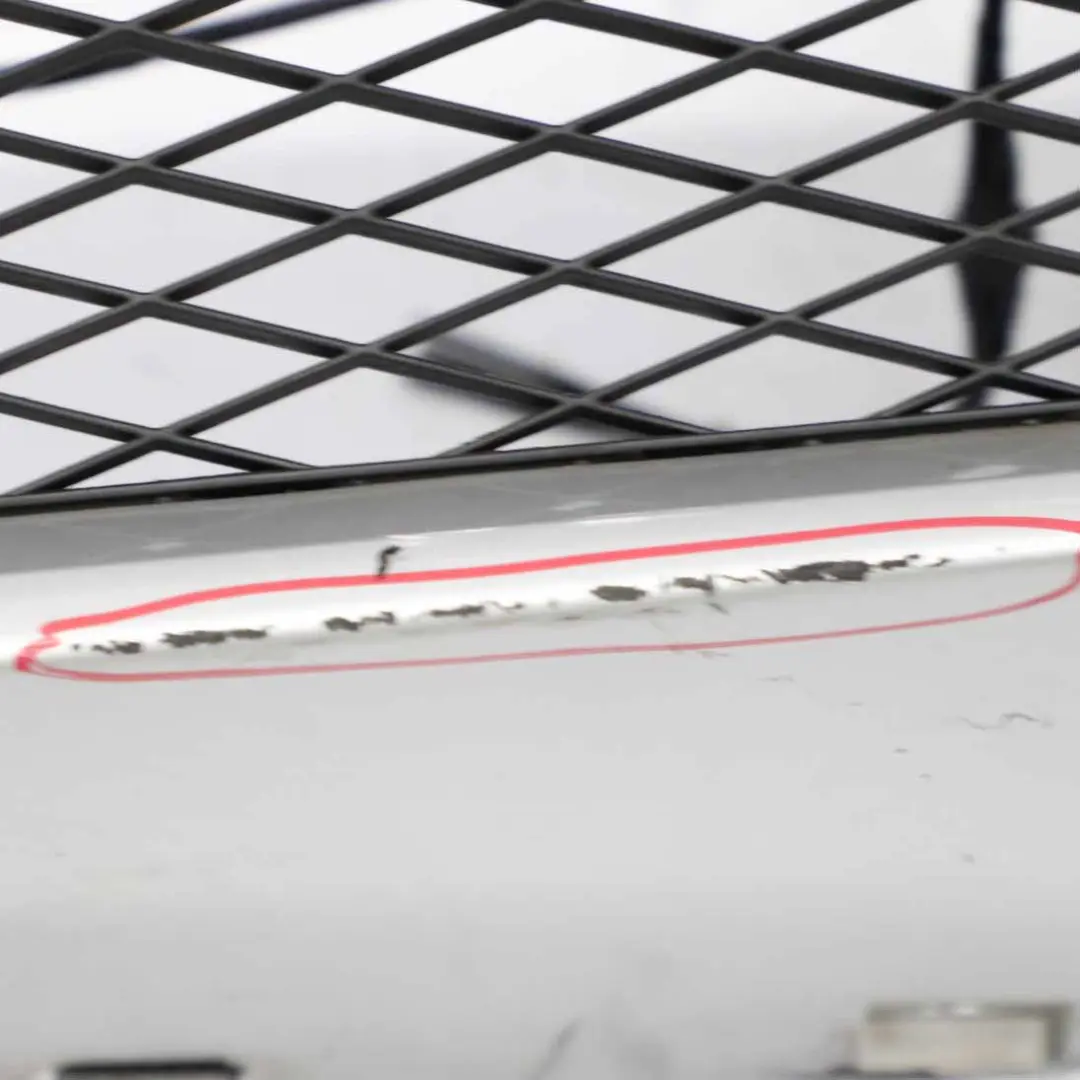 Mercedes W169 Front Bumper Avantgarde Trim Panel Polar Silver Metallic - 761 - SKU A1698853638-PLS1 - Part number A1698853638