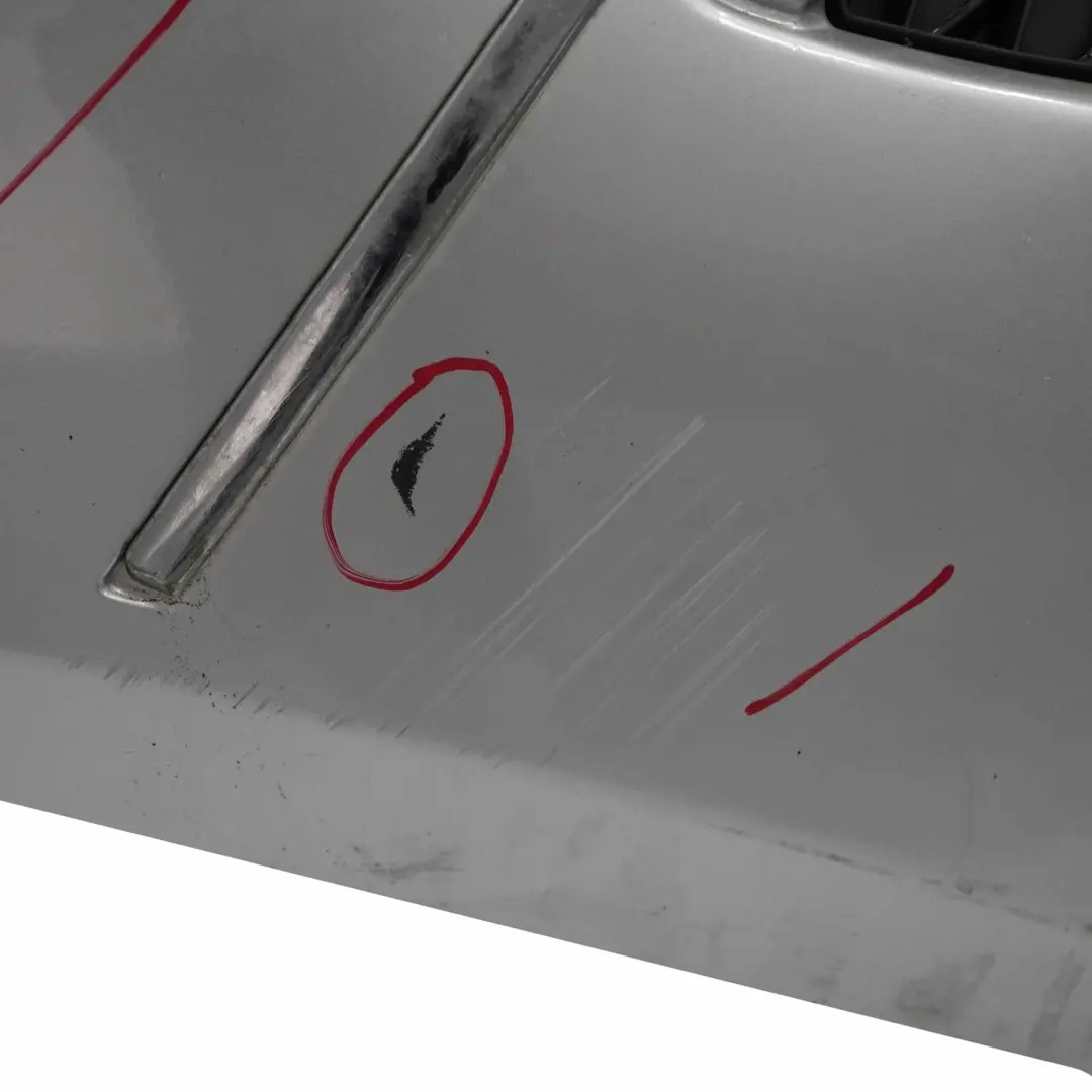 Front Bumper Avantgarde Trim Panel Polar Silver Metallic - 761 to Mercedes W169 with Part number A1698853638 Mercedes W169 Front Bumper Avantgarde Trim Panel Polar Silver Metallic - 761 - SKU A1698853638-PLS - Part number A1698853638