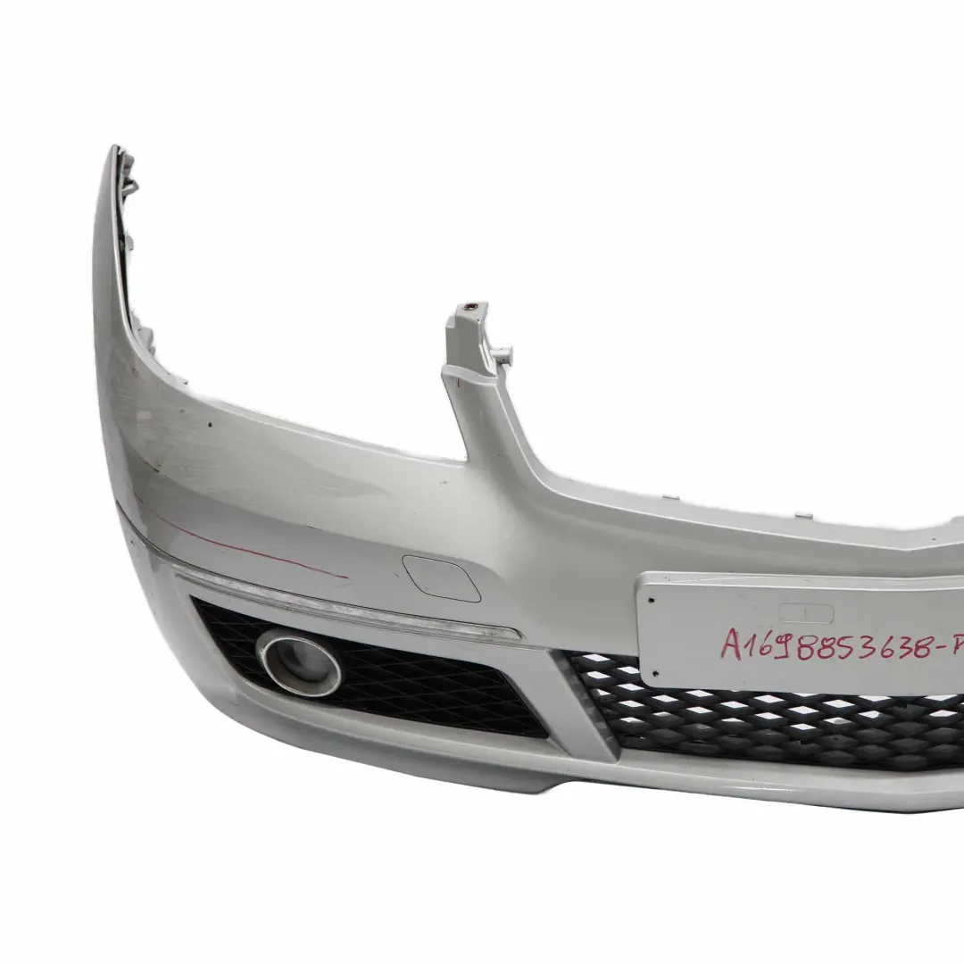 Mercedes W169 Front Bumper Avantgarde Trim Panel Polar Silver Metallic - 761 - SKU A1698853638-PLS - Part number A1698853638