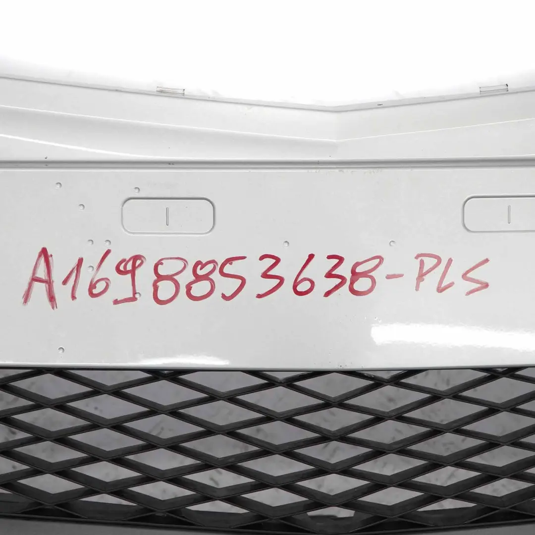 Mercedes W169 Front Bumper Avantgarde Trim Panel Polar Silver Metallic - 761 - SKU A1698853638-PLS - Part number A1698853638