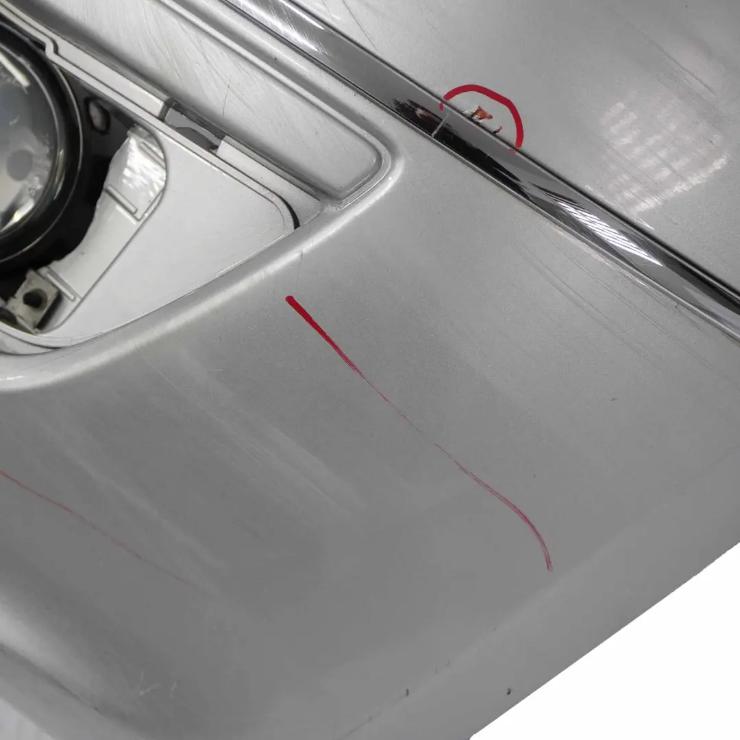 Front Bumper Avantgarde Trim Panel Polar Silver Metallic - 761 to Mercedes W169 with Part number A1698853638 Mercedes W169 Front Bumper Avantgarde Trim Panel Polar Silver Metallic - 761 - SKU A1698853638-PLS - Part number A1698853638