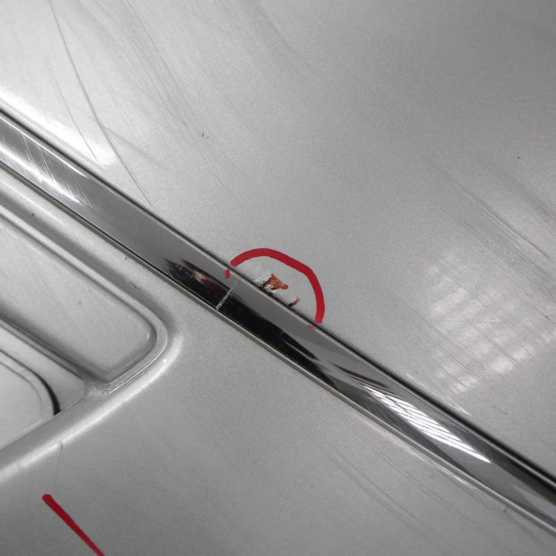 Front Bumper Avantgarde Trim Panel Polar Silver Metallic - 761 to Mercedes W169 with Part number A1698853638 Mercedes W169 Front Bumper Avantgarde Trim Panel Polar Silver Metallic - 761 - SKU A1698853638-PLS - Part number A1698853638