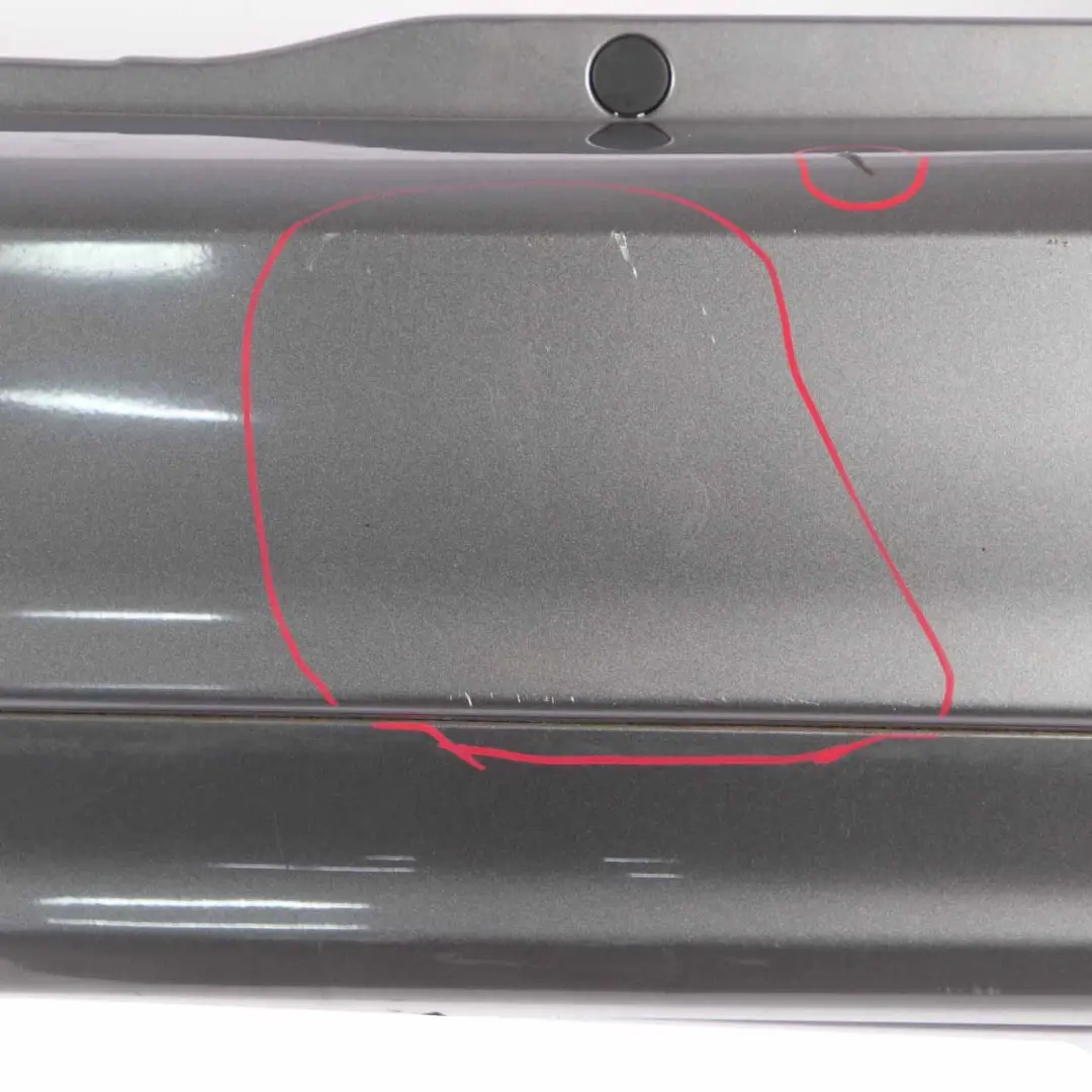 Bumper Trim Classic Standard Panel Mountain Grey Metallic 787 to Mercedes W169 Rear with Part number A1698856525 Mercedes W169 Rear Bumper Trim Classic Standard Panel Mountain Grey Metallic 787 - SKU A1698856525-MG - Part number A1698856525