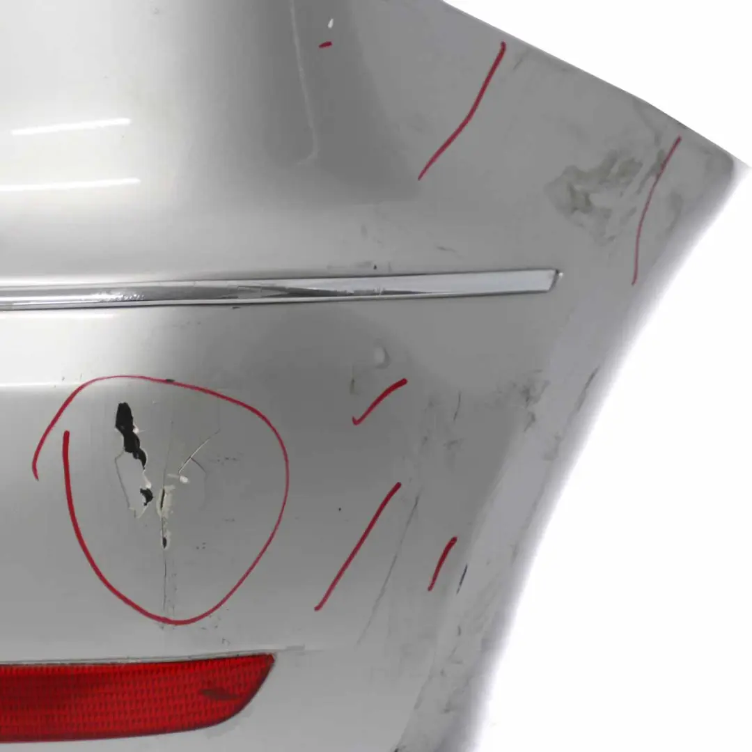 Bumper Rear Trim Panel Avantgarde Polar Silver Metallic - 761 to Mercedes W169 with Part number A1698857325 Mercedes W169 Bumper Rear Trim Panel Avantgarde Polar Silver Metallic - 761 - SKU A1698857325-PLS1 - Part number A1698857325