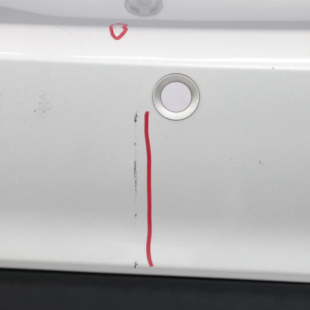 Mercedes W169 Bumper Rear Trim Panel Avantgarde Polar Silver Metallic - 761 - SKU A1698857325-PLS - Part number A1698857325