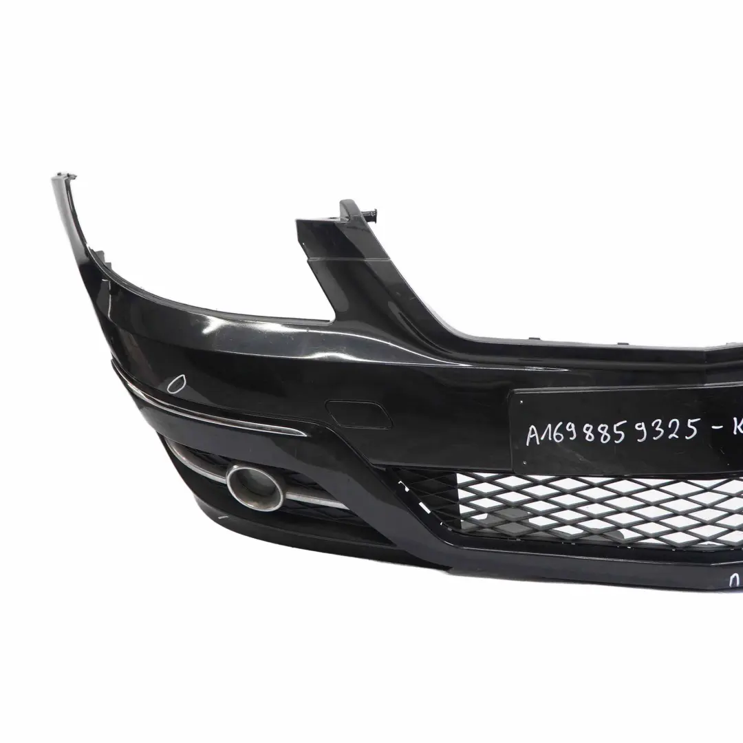 Mercedes W245 Bumper Panel Front Trim Covering Kosmos Black Metallic - 191 - SKU A1698859325-KB - Part number A1698859325