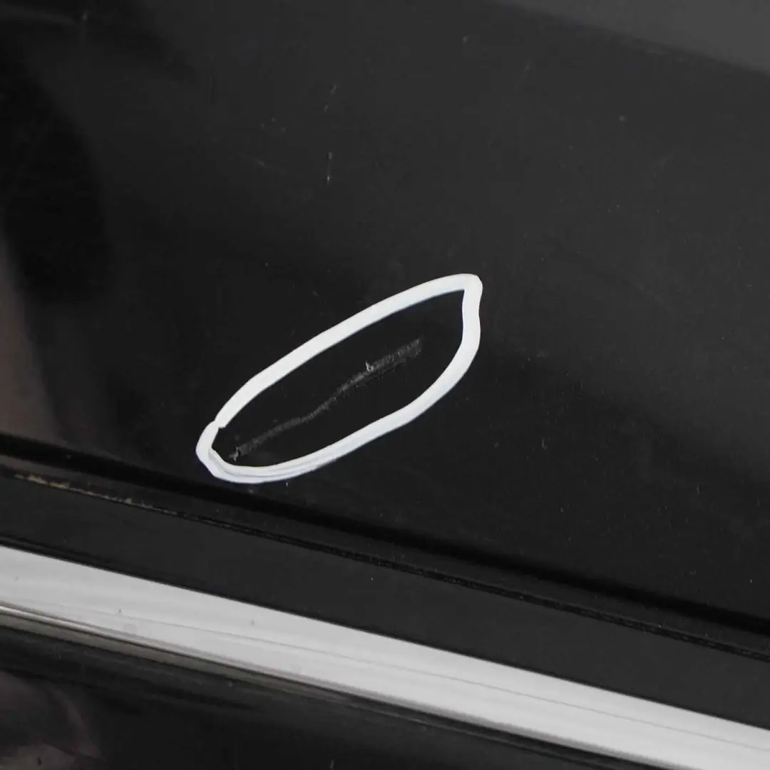 Mercedes W245 Bumper Panel Front Trim Covering Kosmos Black Metallic - 191 - SKU A1698859325-KB - Part number A1698859325