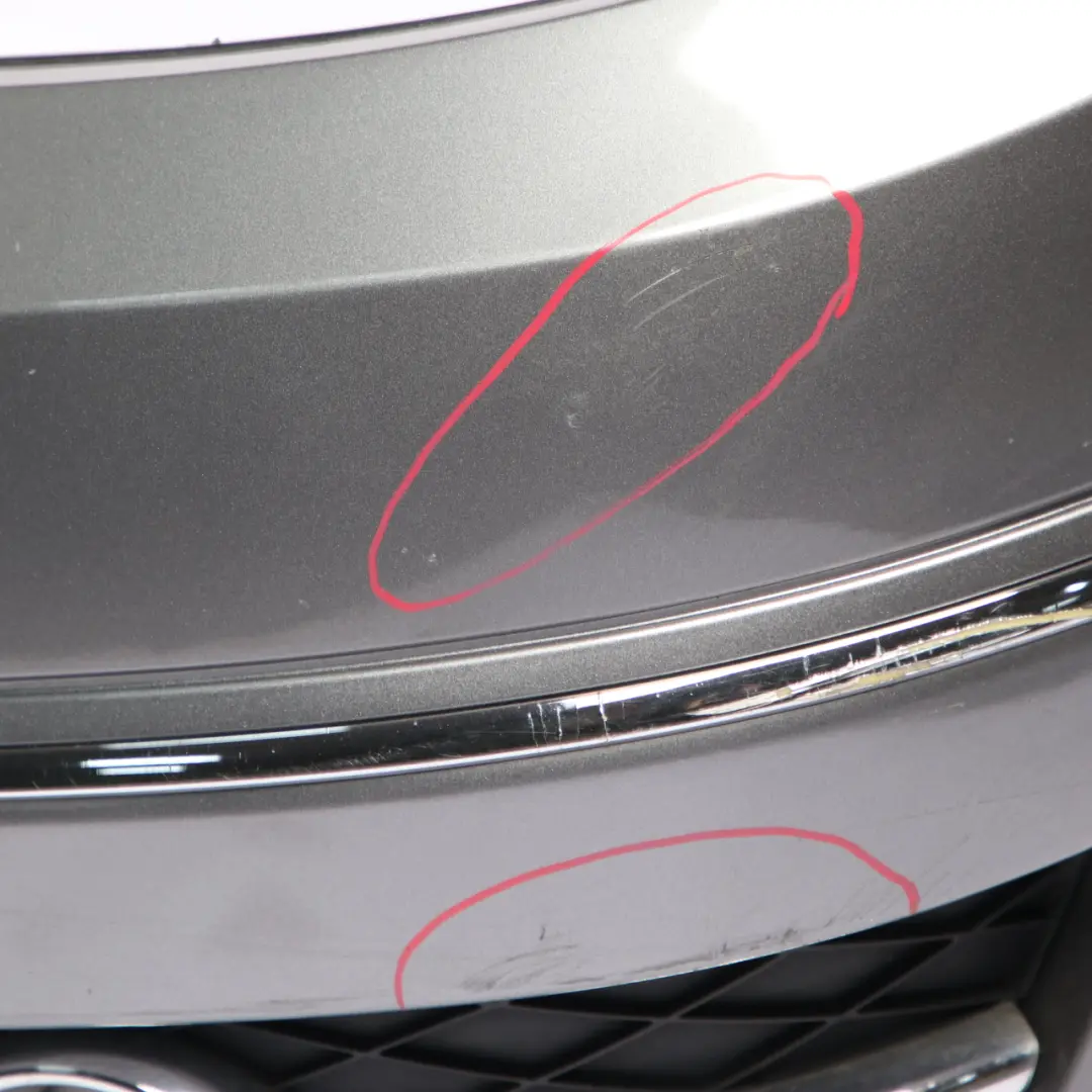 Bumper Panel Front Trim Covering Mountain Grey Metallic - 787 to Mercedes W245 with Part number A1698859325 Mercedes W245 Bumper Panel Front Trim Covering Mountain Grey Metallic - 787 - SKU A1698859325-MG - Part number A1698859325