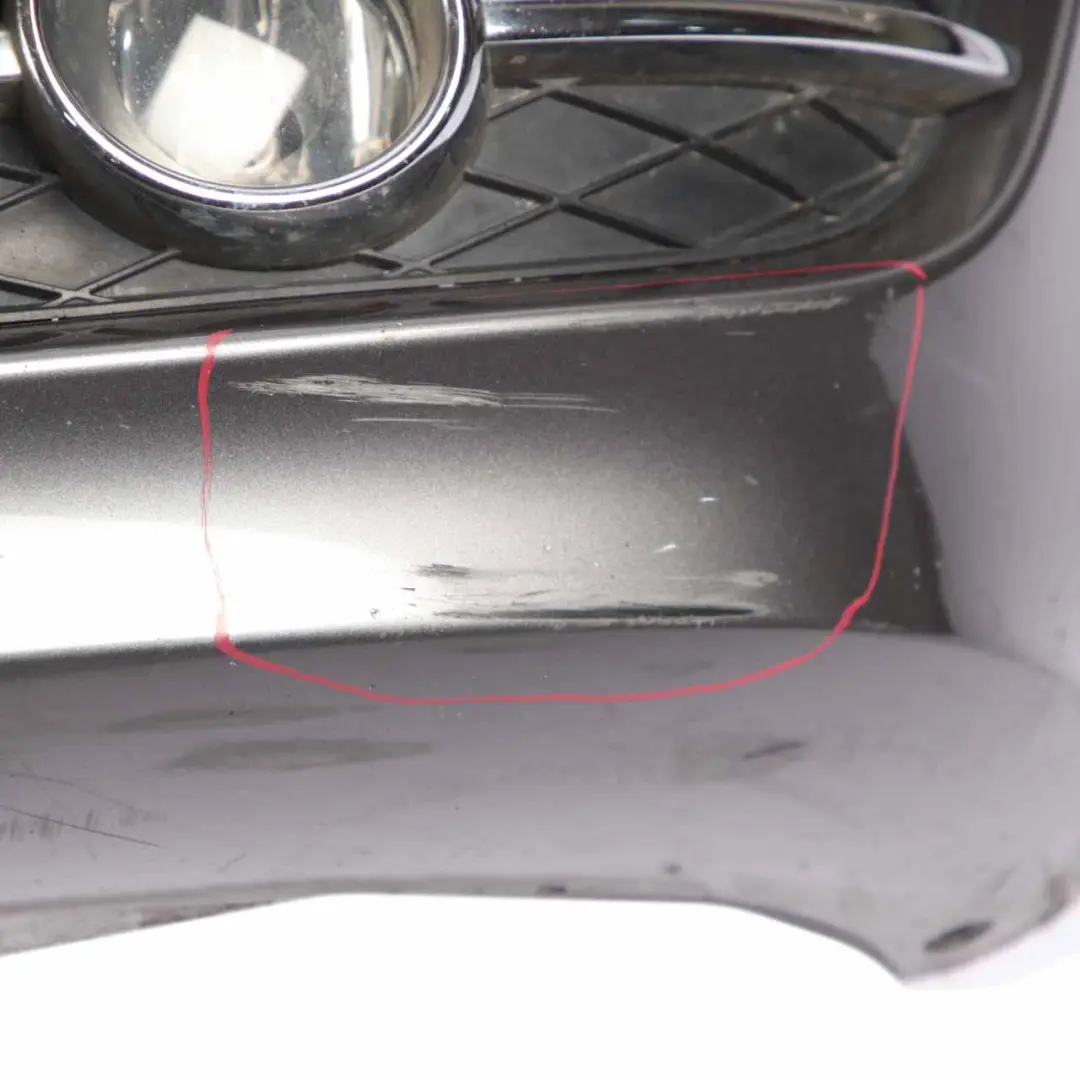 Mercedes W245 Bumper Panel Front Trim Covering Mountain Grey Metallic - 787 - SKU A1698859325-MG - Part number A1698859325