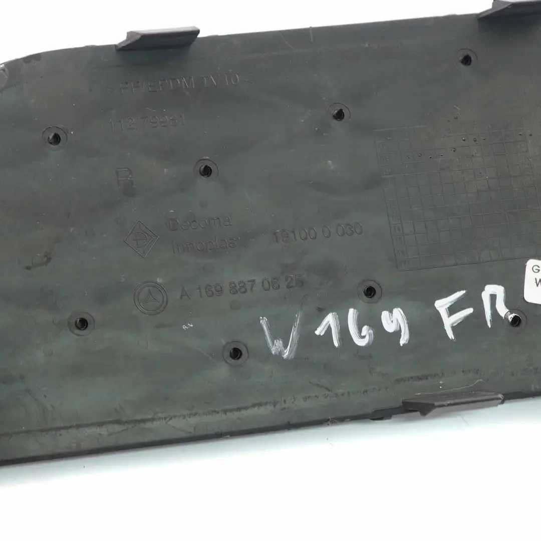 Pare-chocs avant Cache-feux antibrouillard Grille droite pour Mercedes W169 à propos du numéro de pièce A1698870625 Mercedes W169 Pare-chocs avant Cache-feux antibrouillard Grille droite - SKU A1698870625 - Numéro de pièce A1698870625