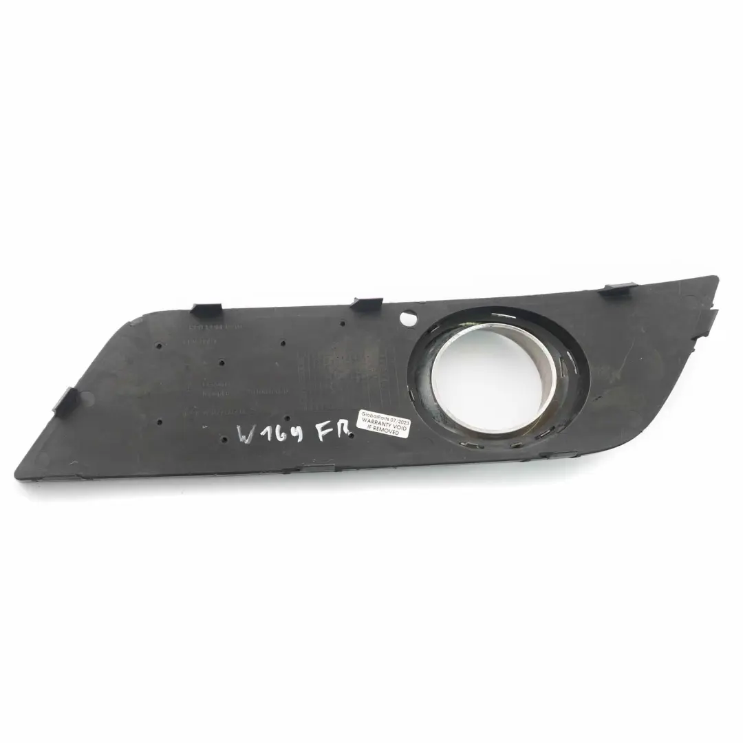 Mercedes W169 Front Bumper Fog Light Lamp Cover Right O/S Grille - SKU A1698870625 - Part number A1698870625