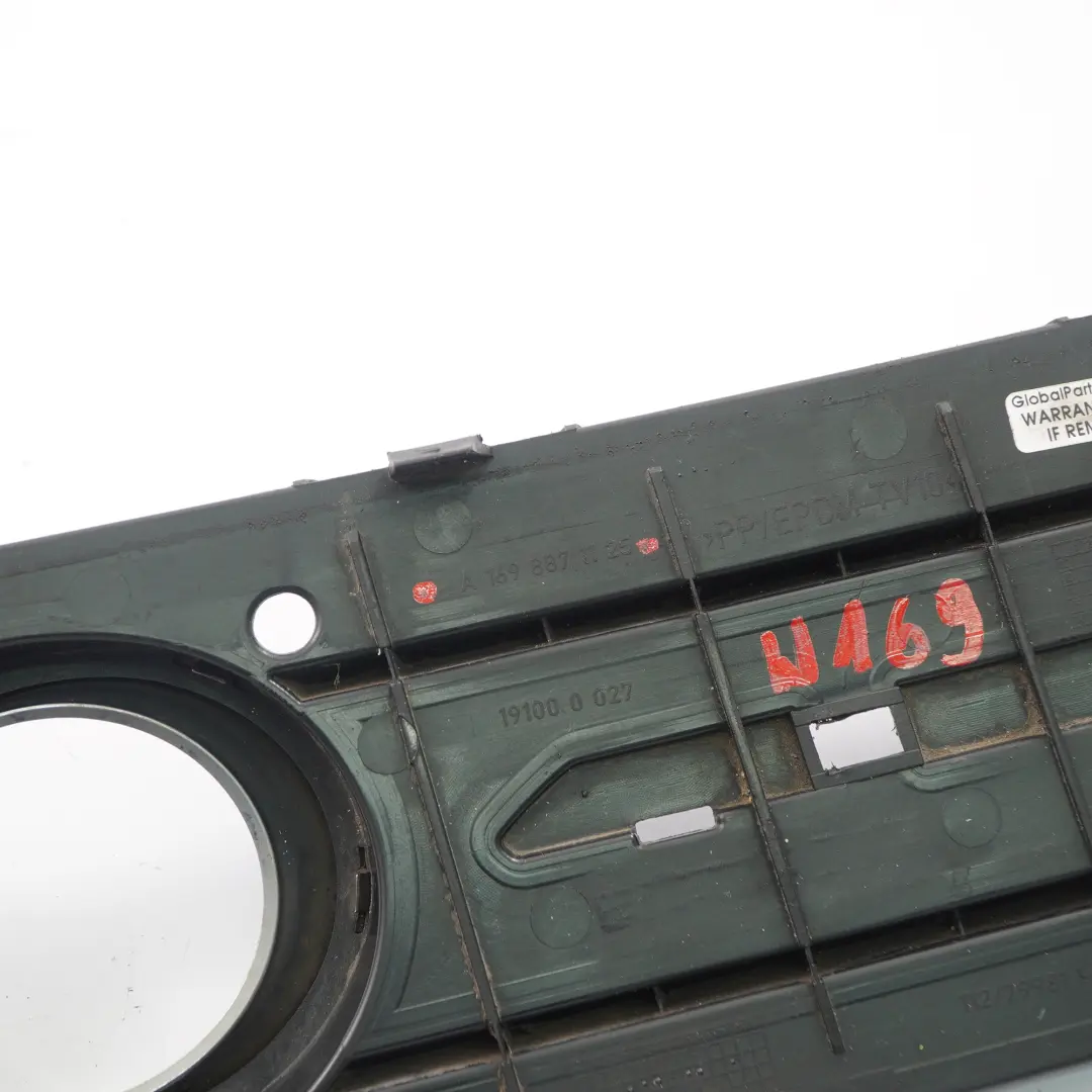 Mercedes W169 parachoques delantero antiniebla cubierta izquierda - SKU A1698871125 - Número de pieza A1698871125