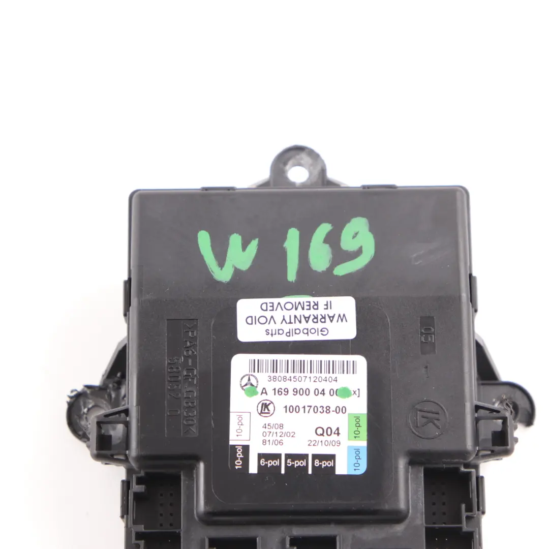 control del módulo la puerta delantera derecha para Mercedes W169 W245 con número de pieza A1699000400 Mercedes W169 W245 control del módulo la puerta delantera derecha - SKU A1699000400 - Número de pieza A1699000400